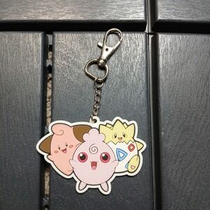 Pokemon Collector‎ 3" Keychain "Small But Mighty" Cleffa Togepi Igglybuff ZB